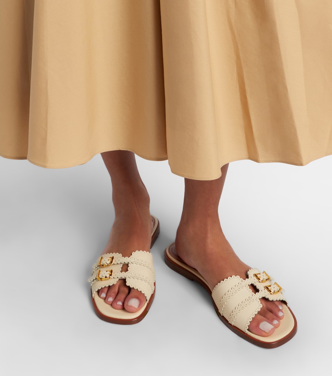 Pantoletten Goldie aus Leder | Zimmermann