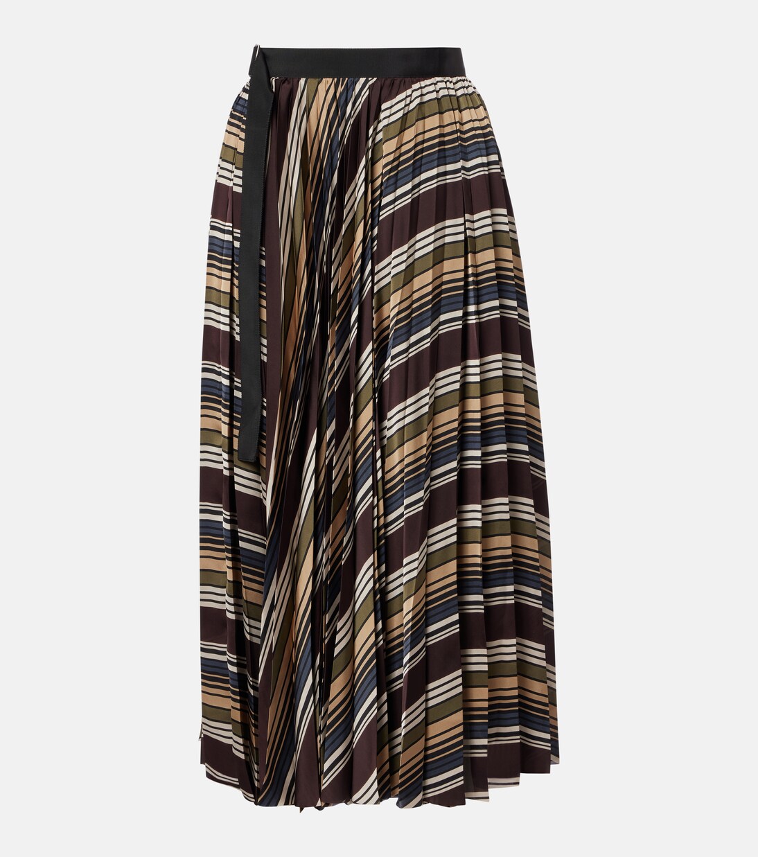 Striped midi skirt | Sacai