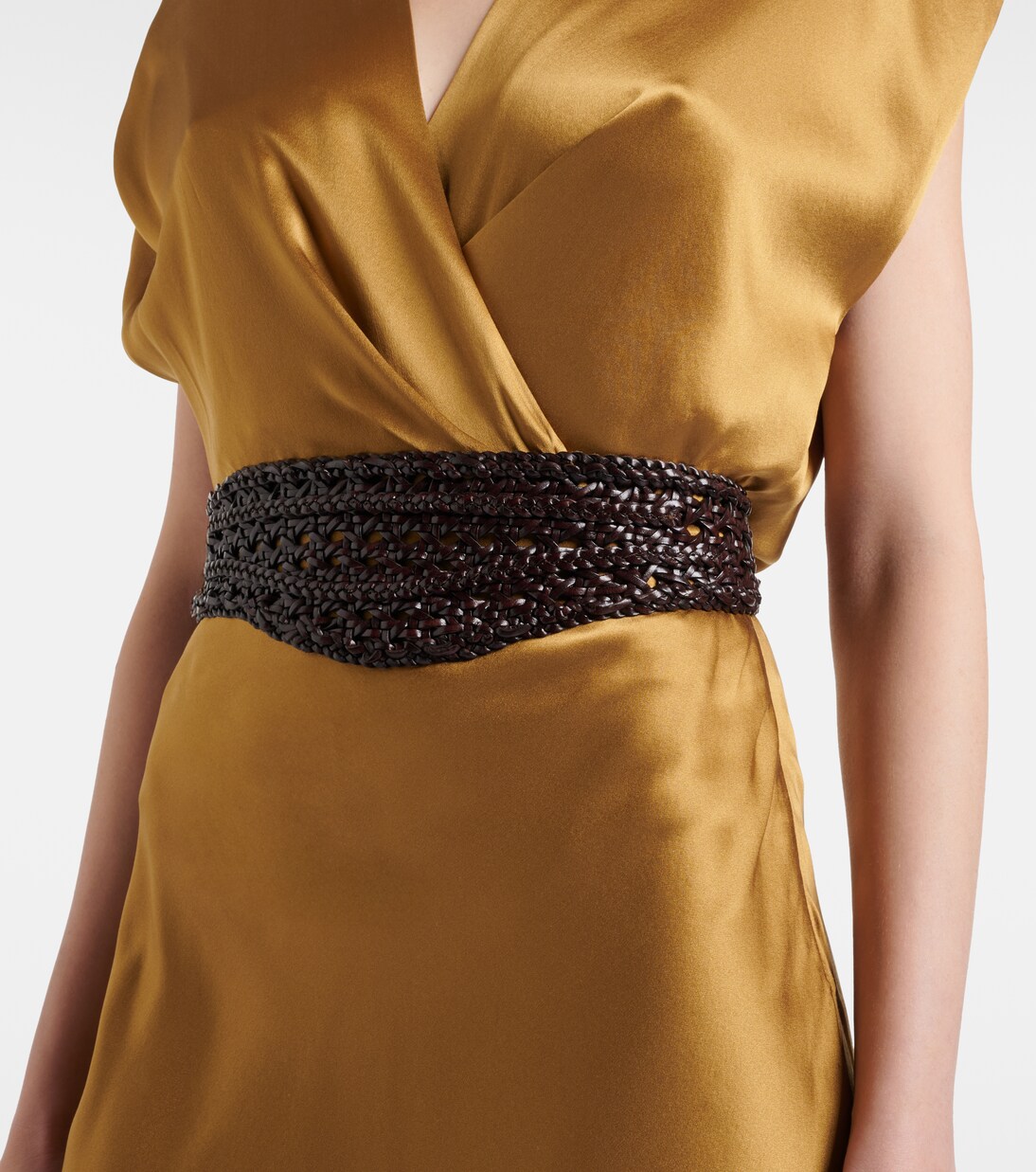 Roxelle woven leather belt | Rixo