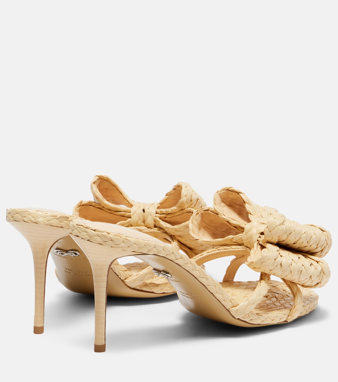 Mules Le Cadeau 85 en raphia | Mach & Mach