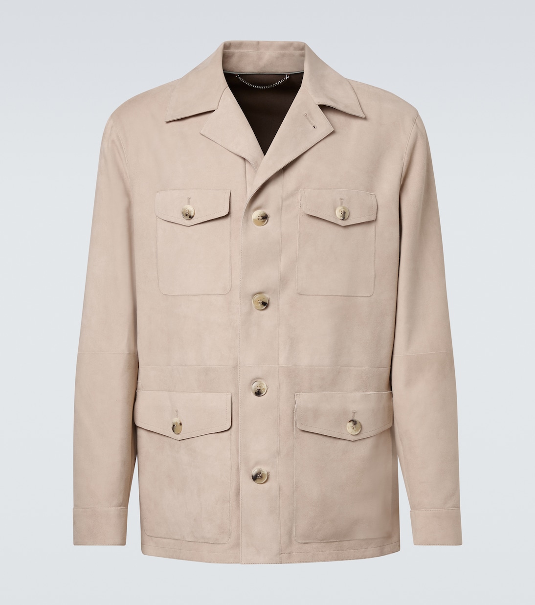 Suede field jacket | Canali