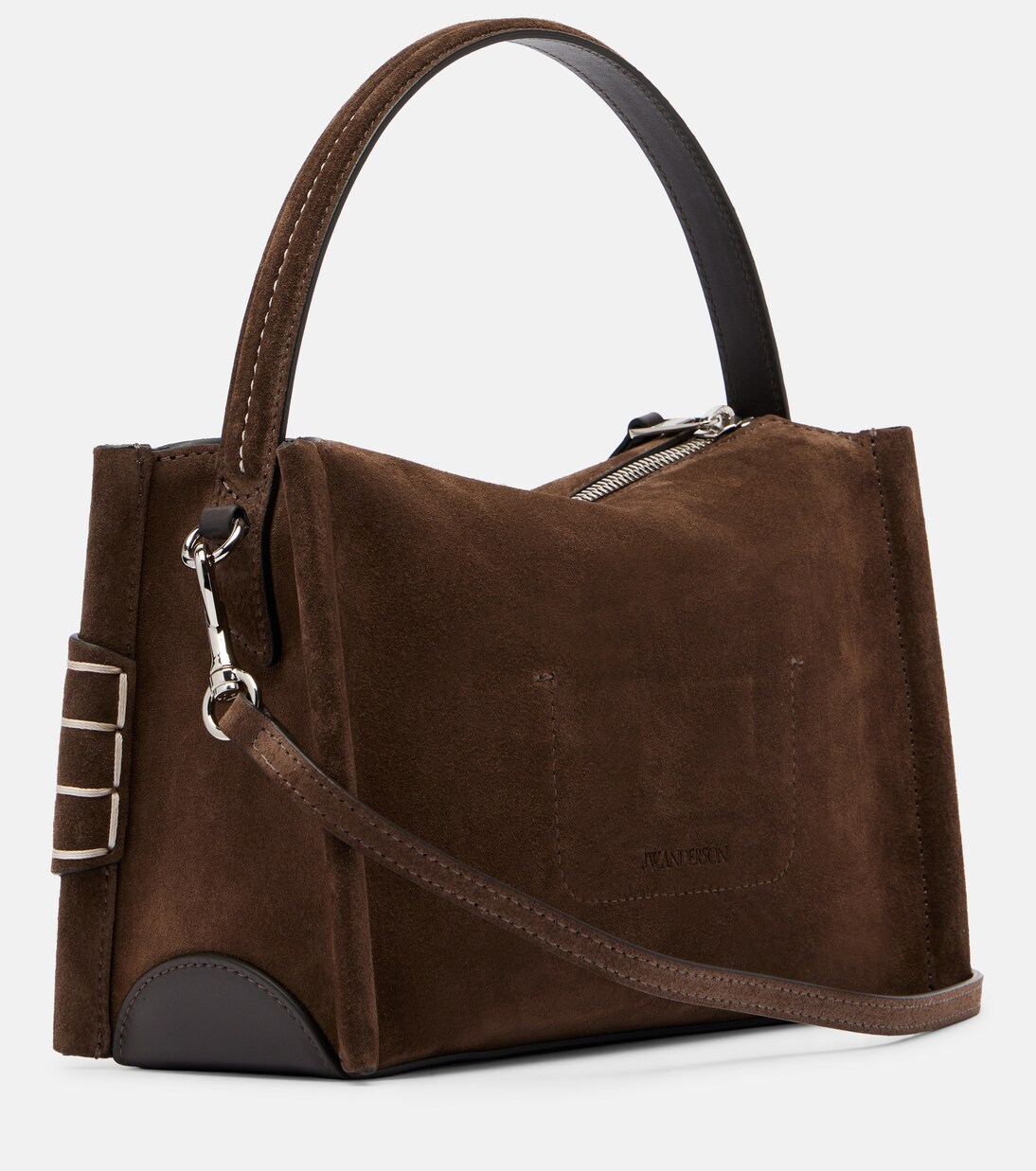 Henkeltasche Loafer Small aus Veloursleder | JW Anderson