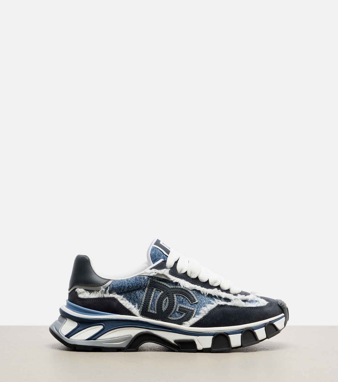 Runner distressed denim sneakers | Dolce&Gabbana