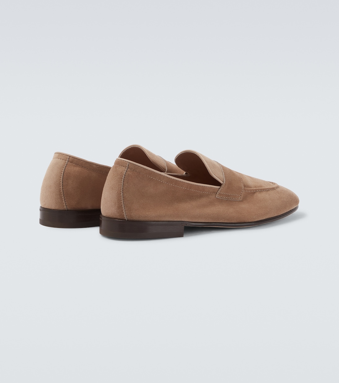 Suede penny loafers | Brunello Cucinelli