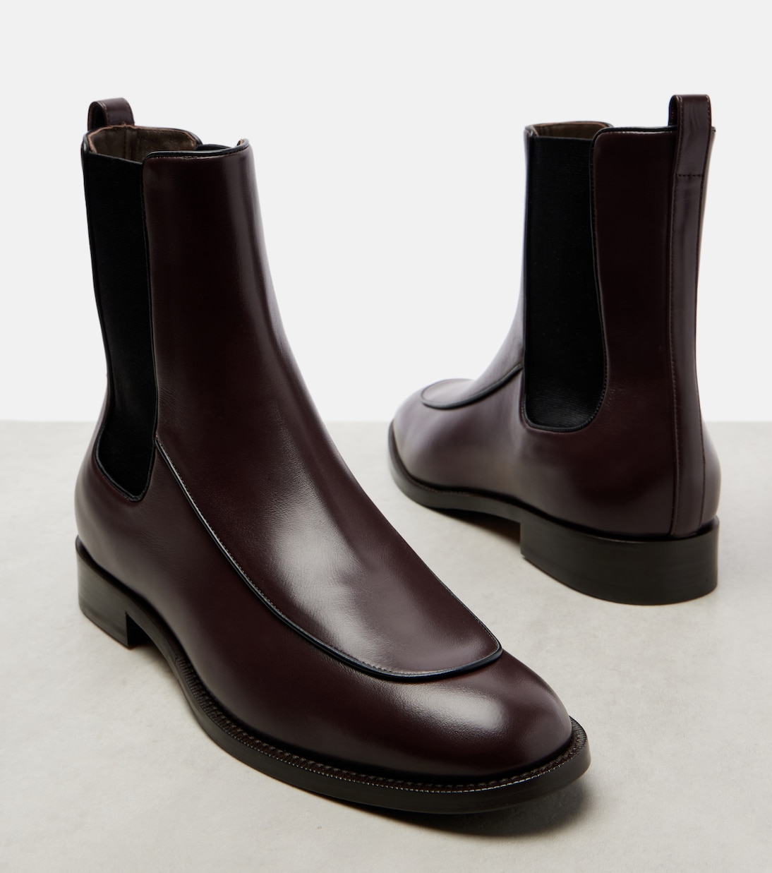 Mirto leather Chelsea boots | Max Mara