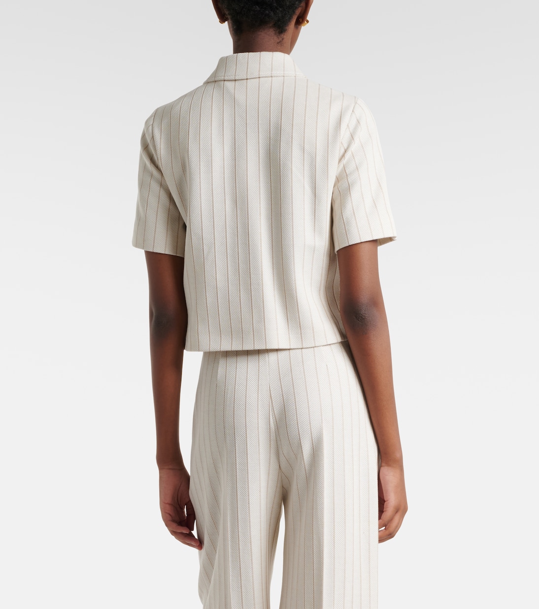 Striped cotton jacket | Max Mara