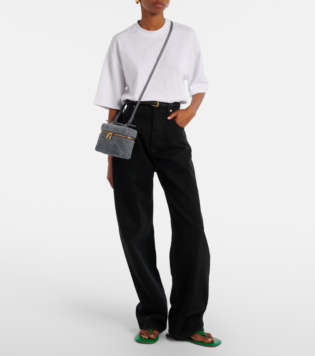 Schultertasche Bang Bang aus Veloursleder | Bottega Veneta