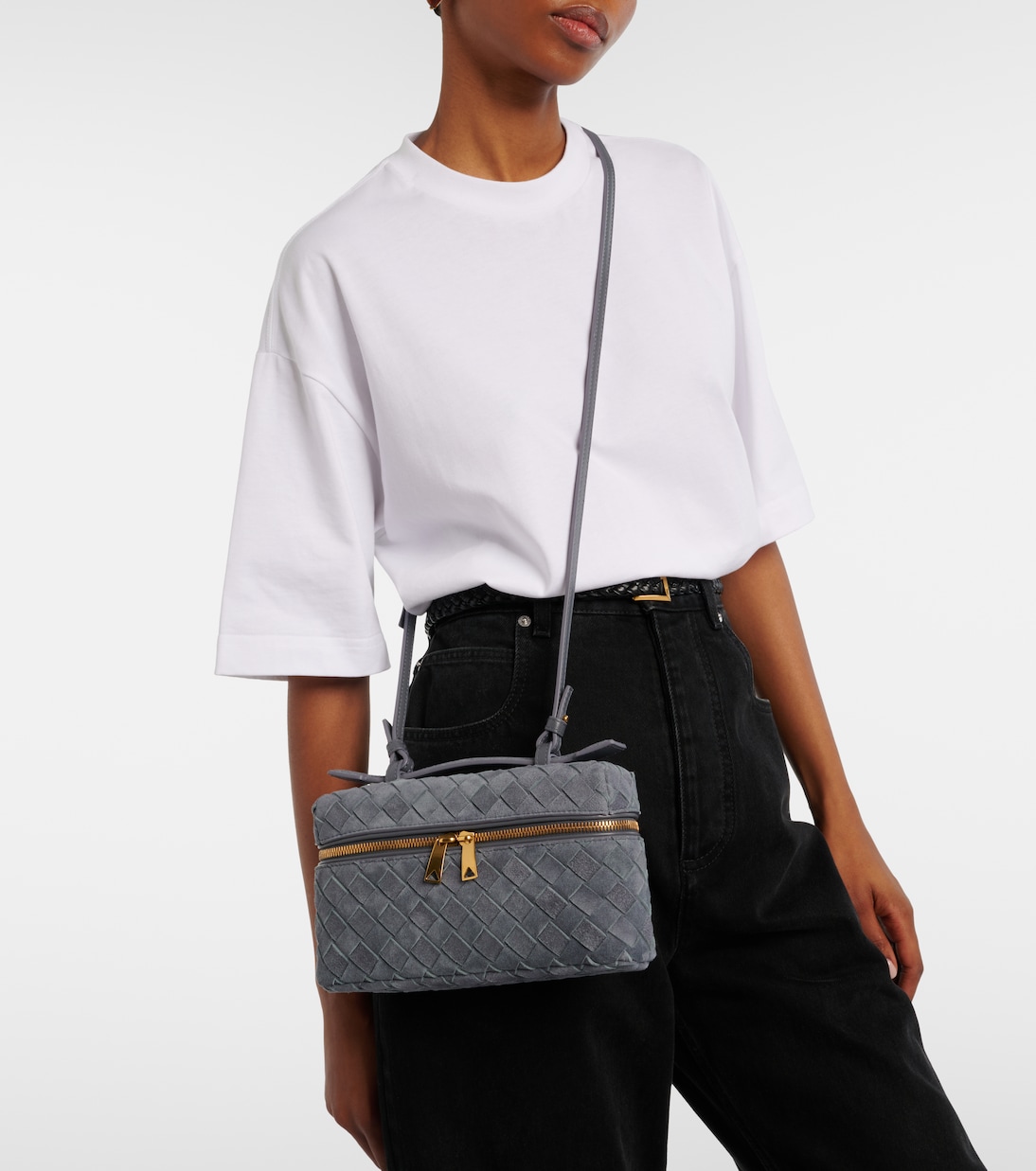 Schultertasche Bang Bang aus Veloursleder | Bottega Veneta