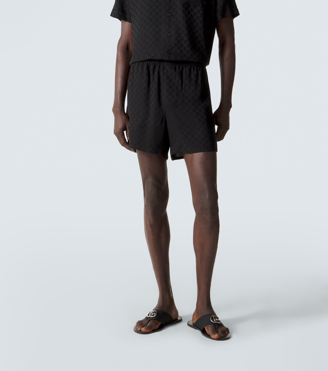 Short GG jacquard en soie | Gucci