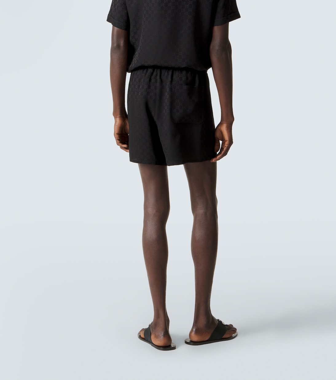 Short GG jacquard en soie | Gucci