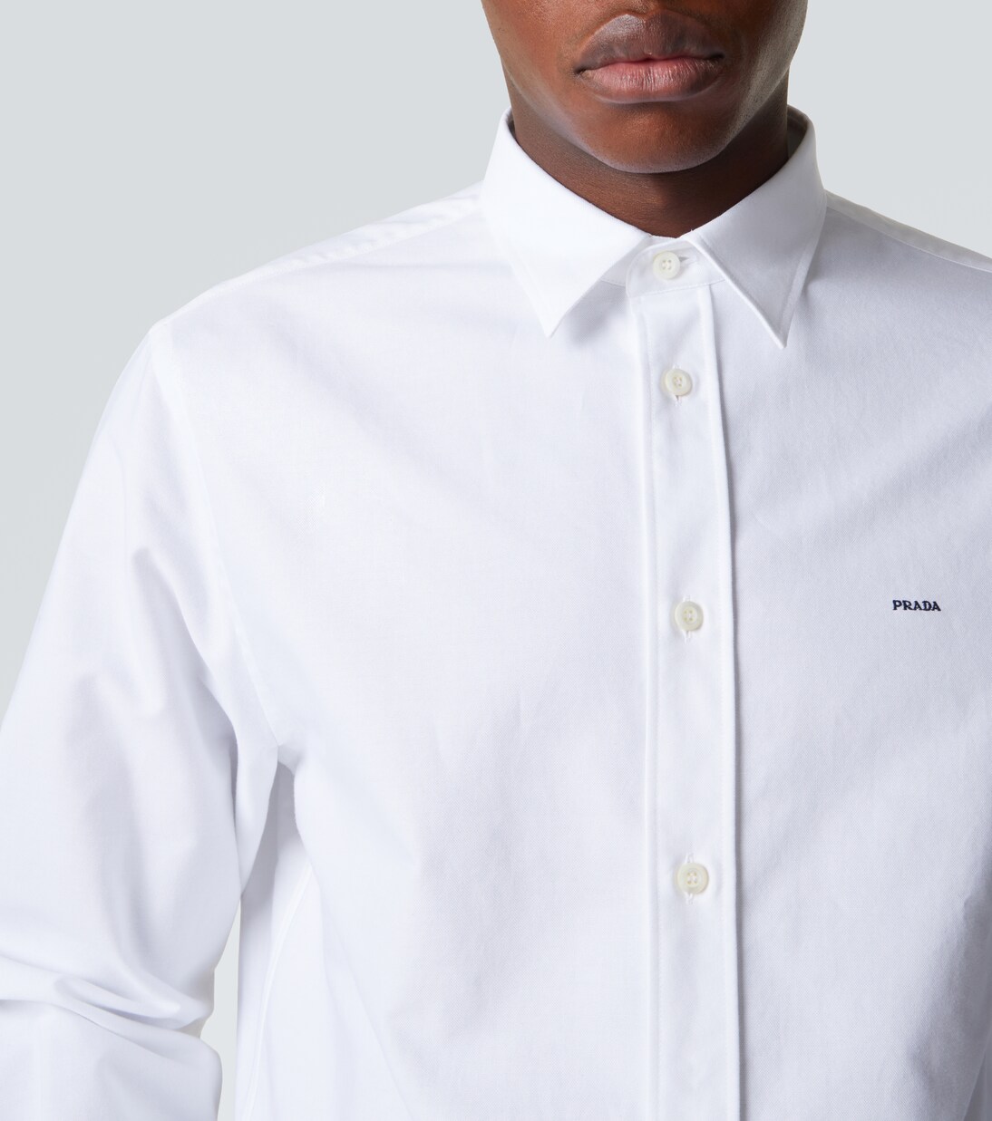 Cotton poplin shirt | Prada