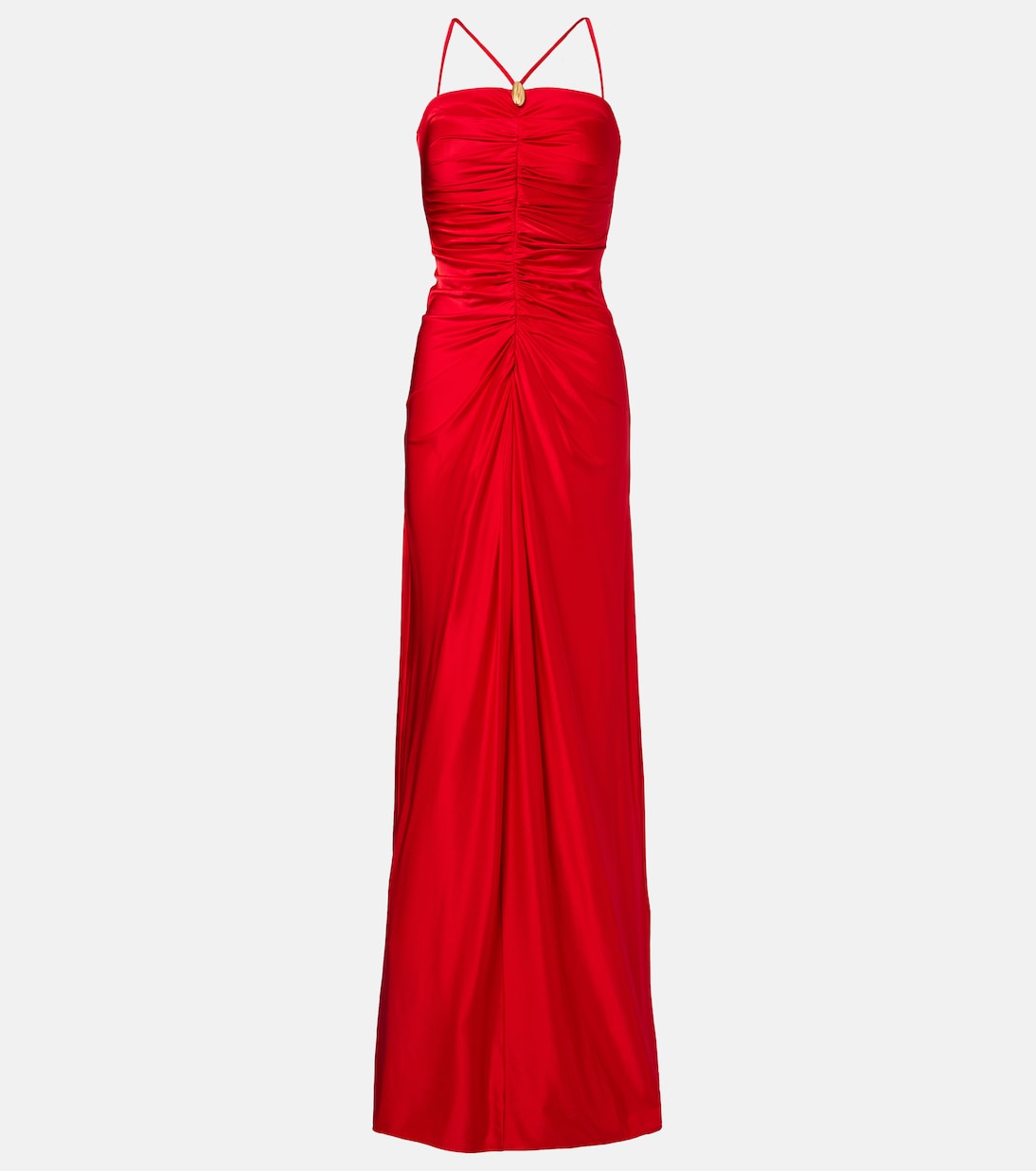 Vestido bustier de fiesta Oggetti fruncido | Max Mara