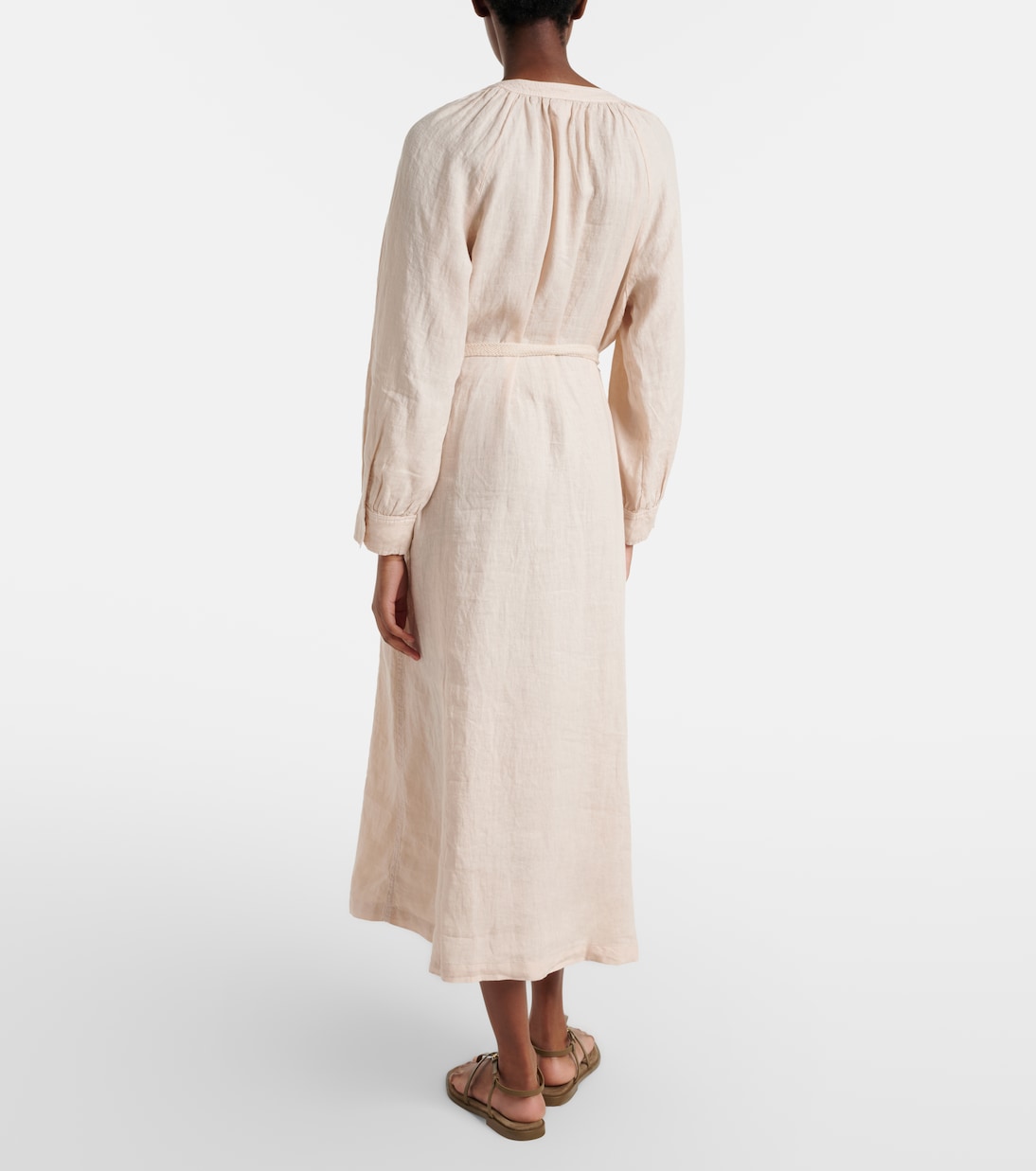 Dakota linen maxi dress | Velvet