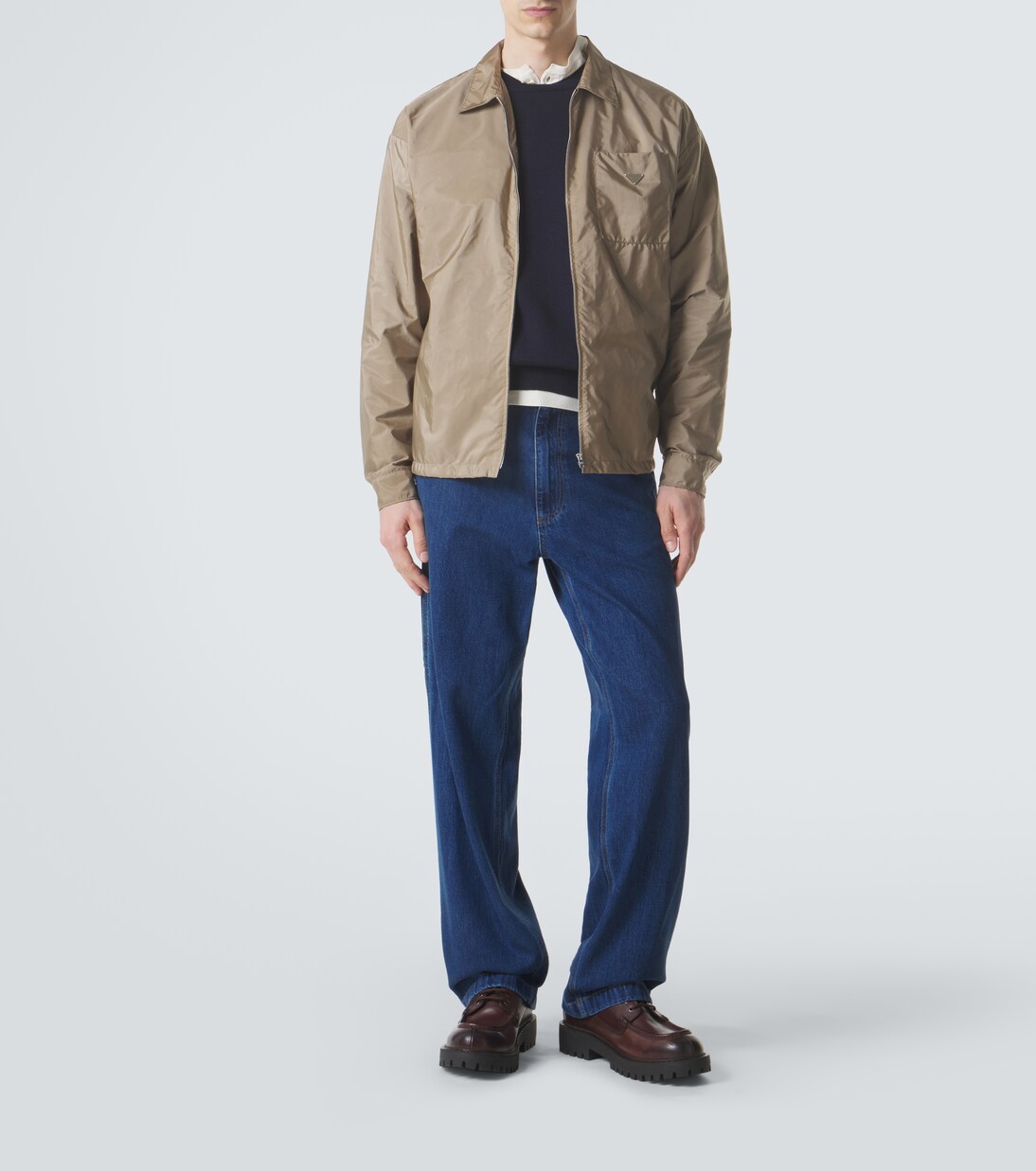 Re-Nylon zip-up shirt | Prada