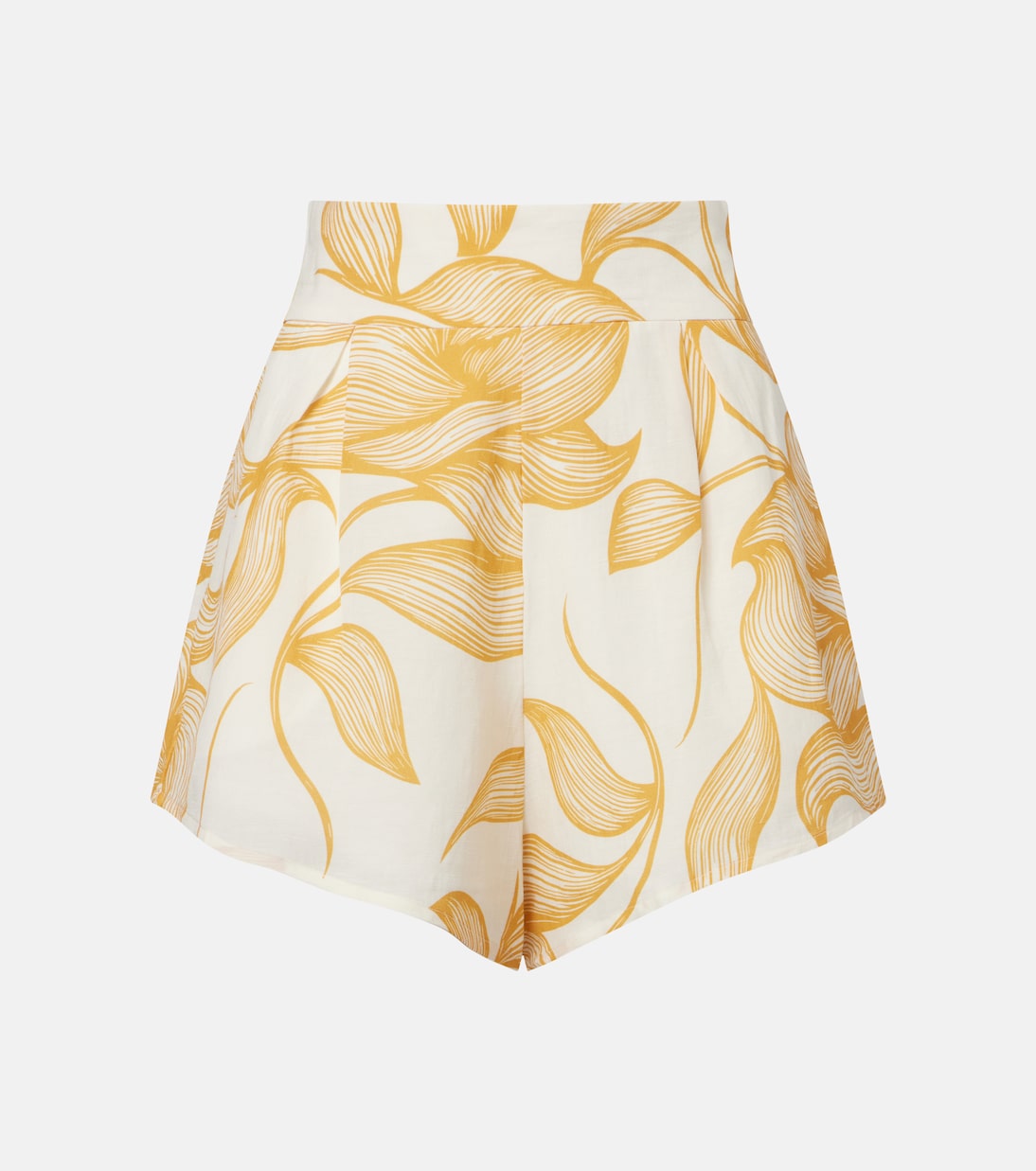 Shorts a gamba larga con stampa foliage | Adriana Degreas