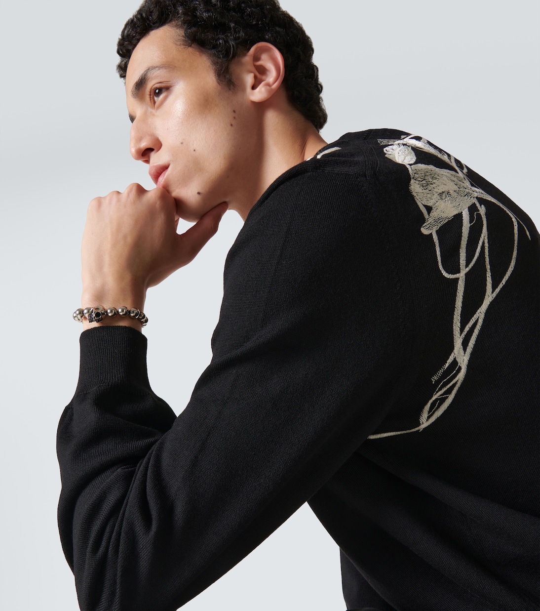 Skull multi-beaded bracelet | McQueen