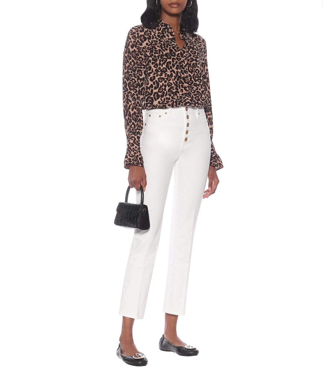 Minnie leather ballet flats | Tory Burch