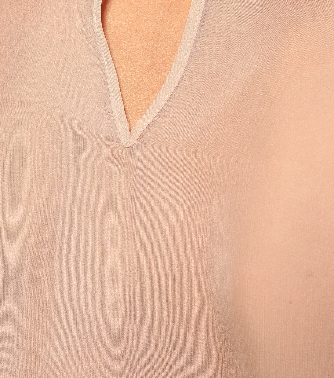 Valentino silk chiffon turtleneck top | Valentino