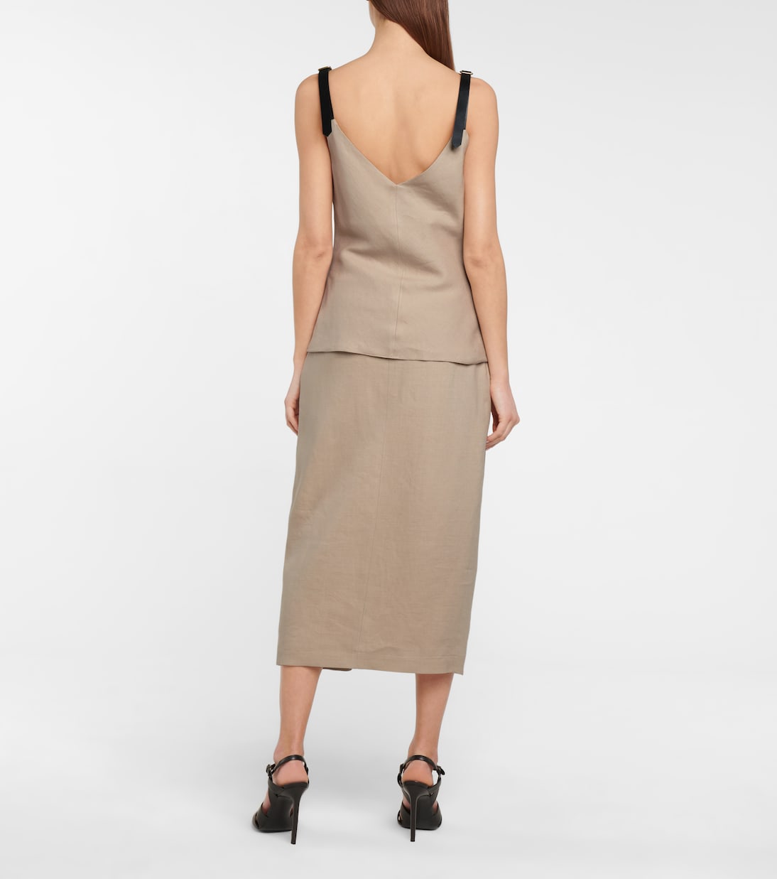 Zaria linen-blend camisole | Altuzarra