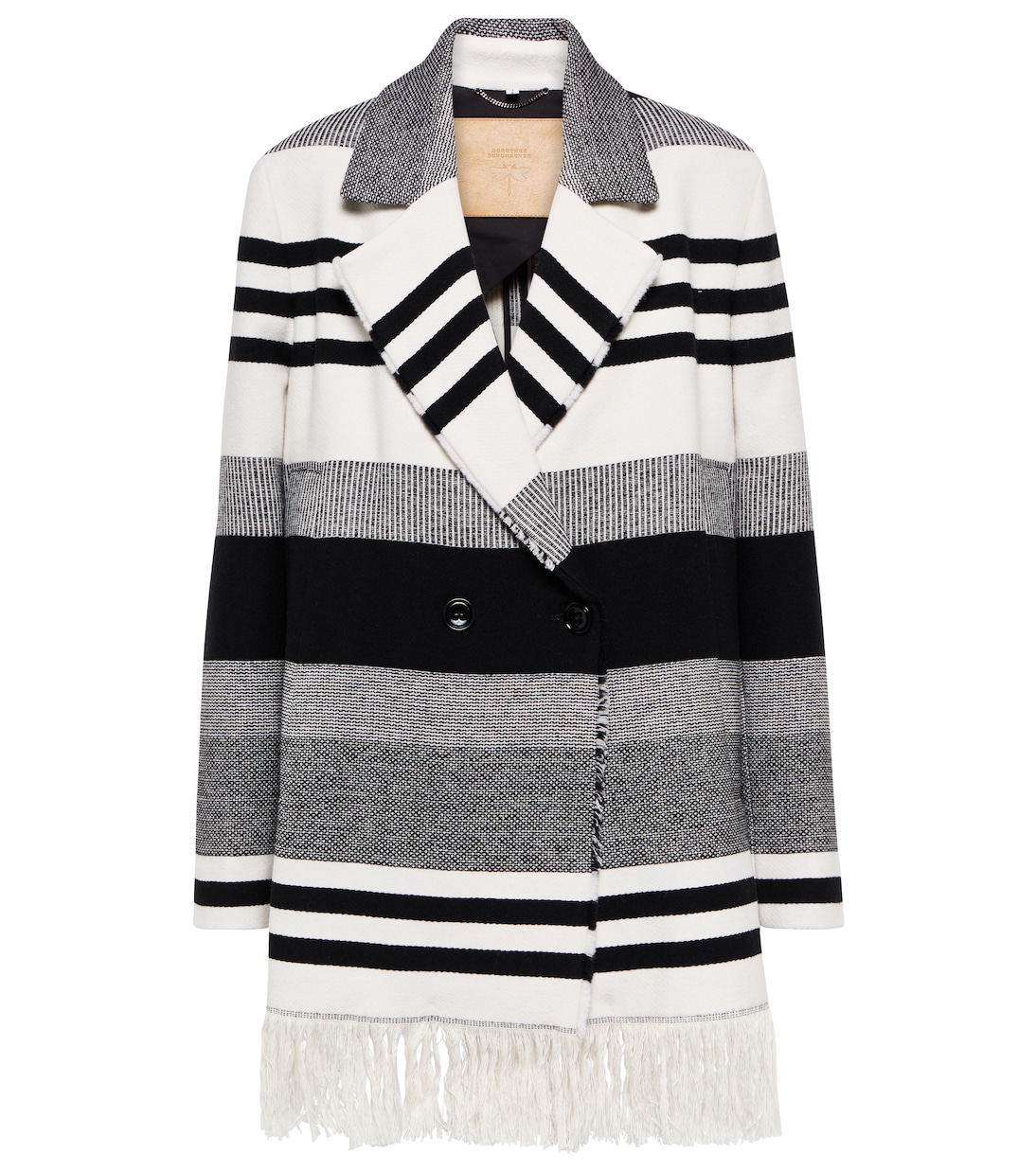 Striped Luxury cotton and wool jacket | Dorothee Schumacher