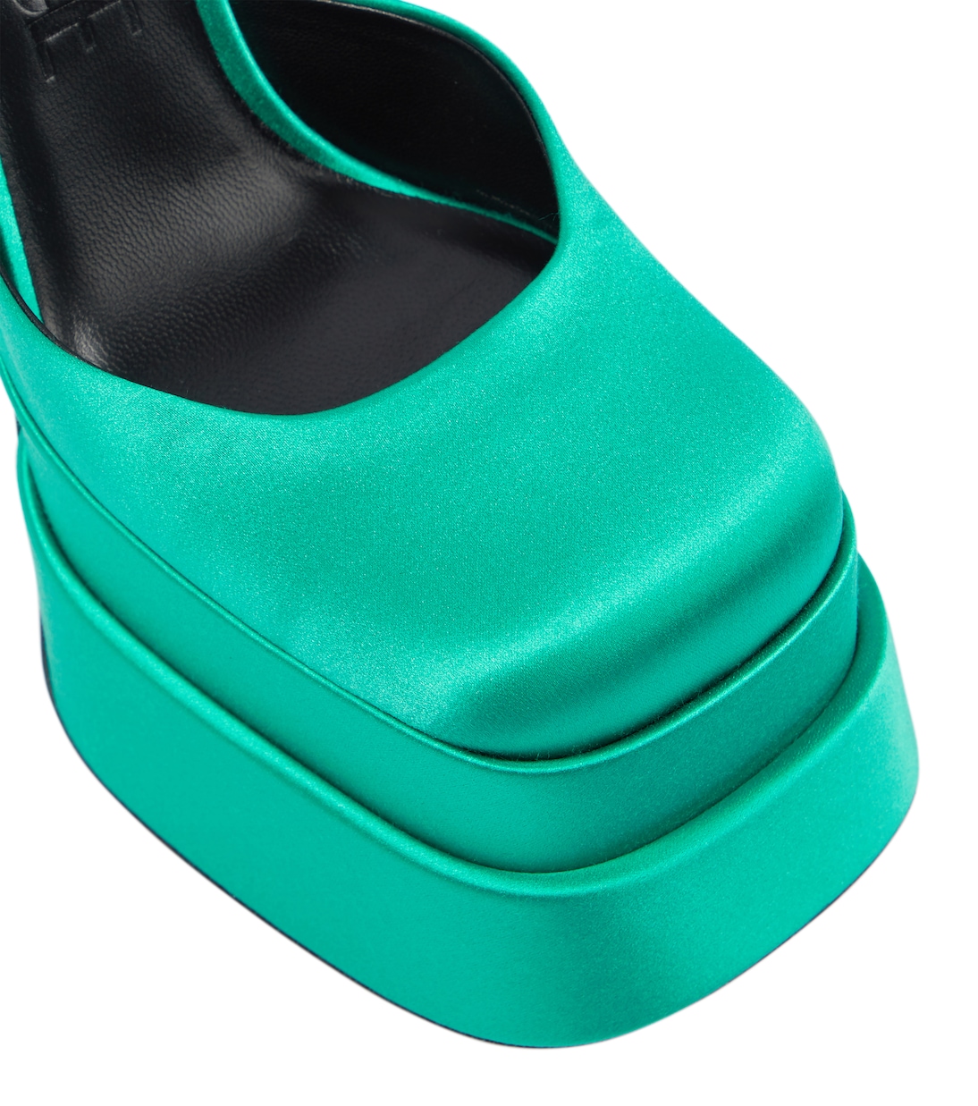 Escarpins Medusa Aevitas à plateau en satin | Versace