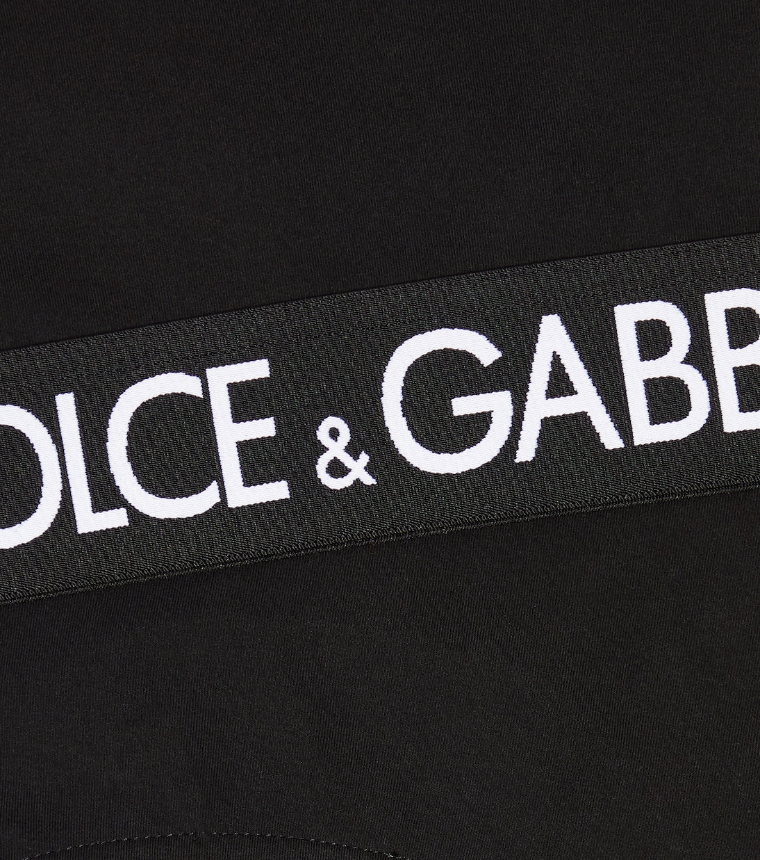 T-shirt en coton mélangé à logo | Dolce&Gabbana Kids
