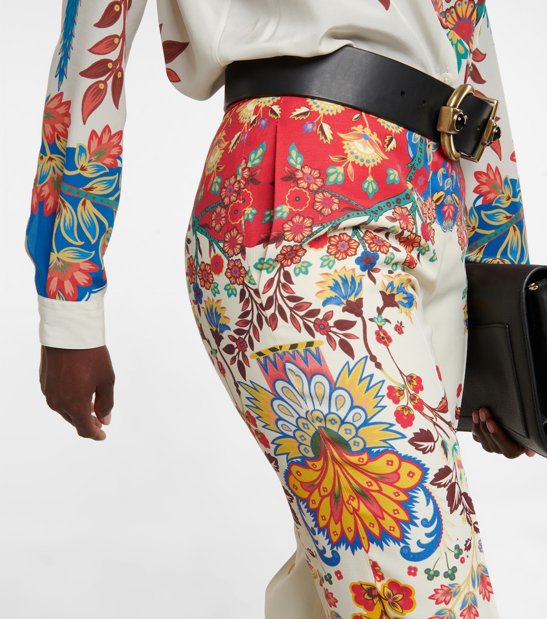 Pantalon imprimé à taille haute | Etro