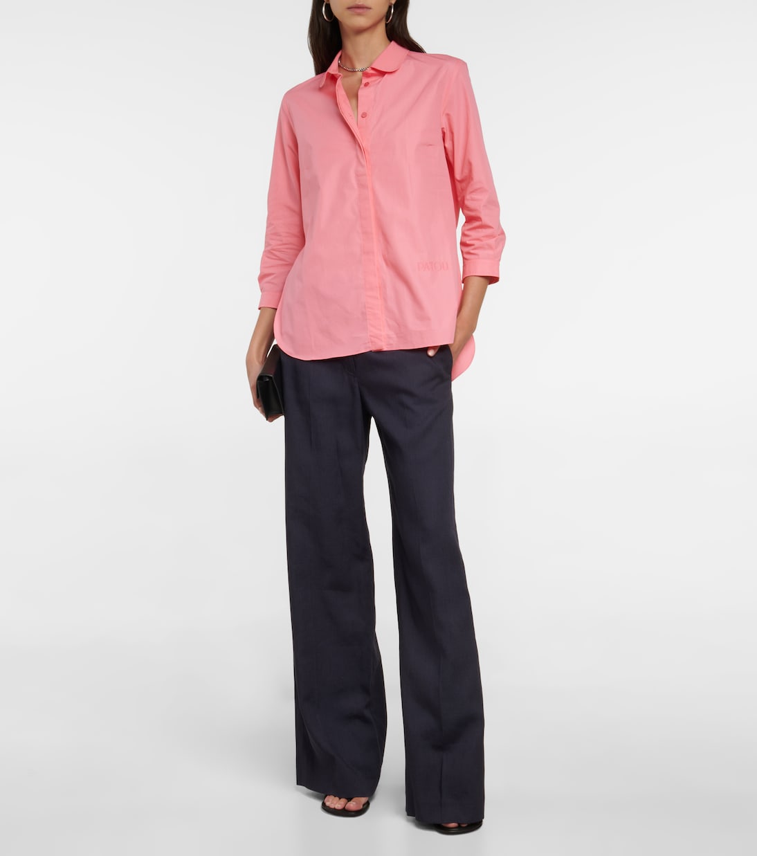 Oversize-Hemd aus Baumwollpopeline | Patou