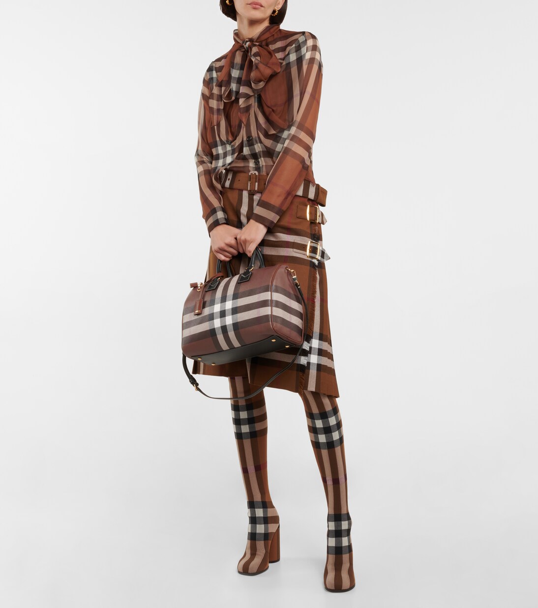 Checked canvas tote | Burberry