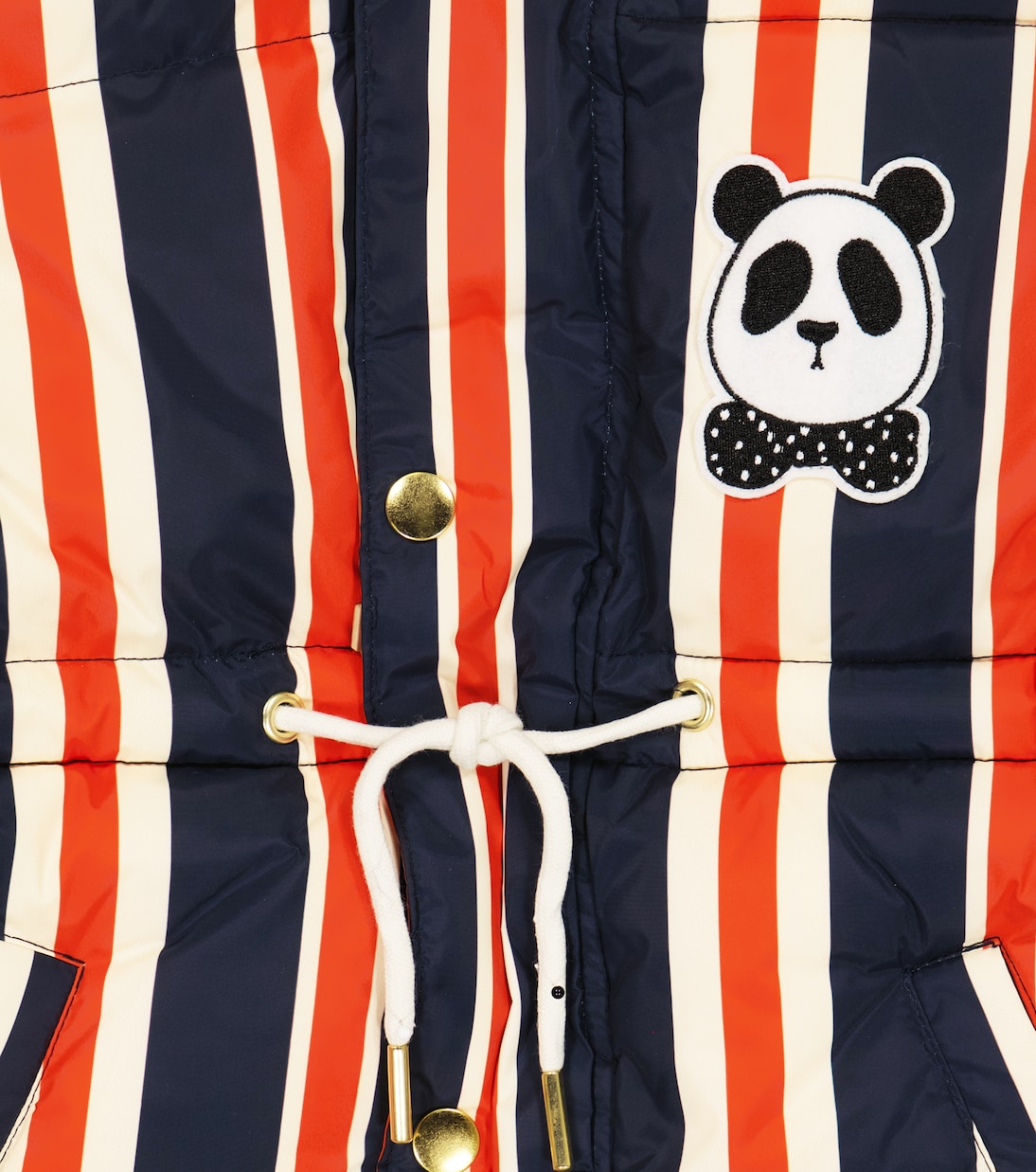 Chaqueta acolchada a rayas | Mini Rodini