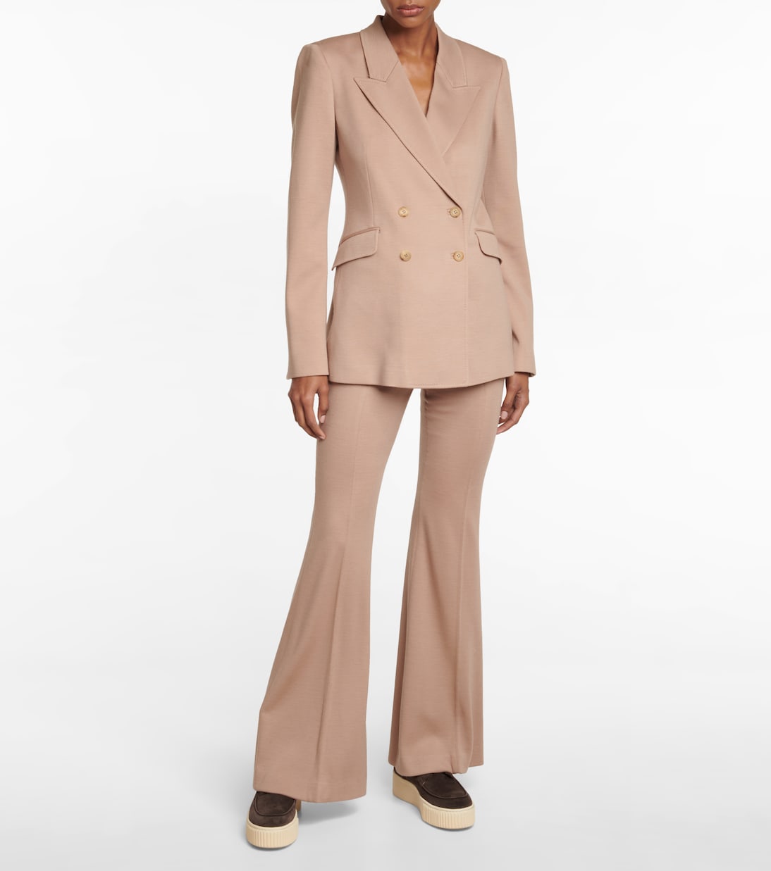 Pantalon Rhein à taille basse en laine | Gabriela Hearst