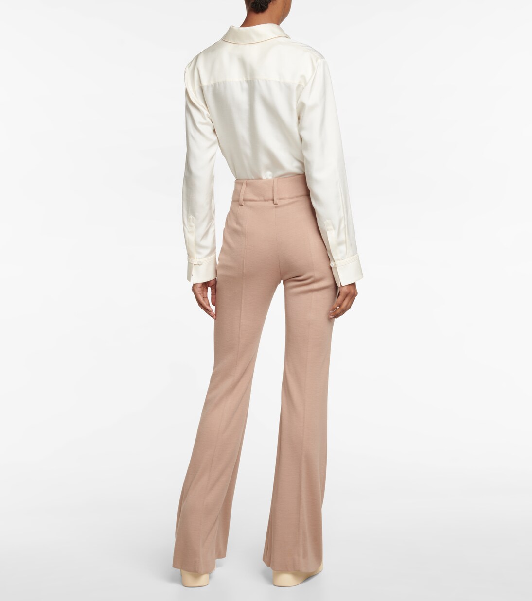 Pantalon Rhein à taille basse en laine | Gabriela Hearst