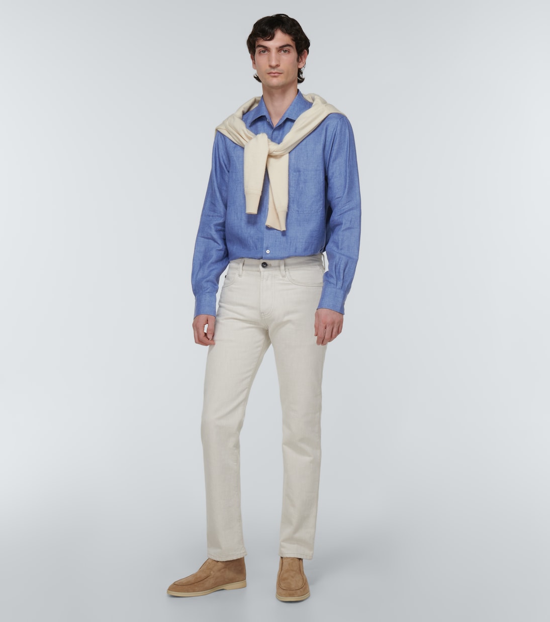 Camicia André in lino | Loro Piana