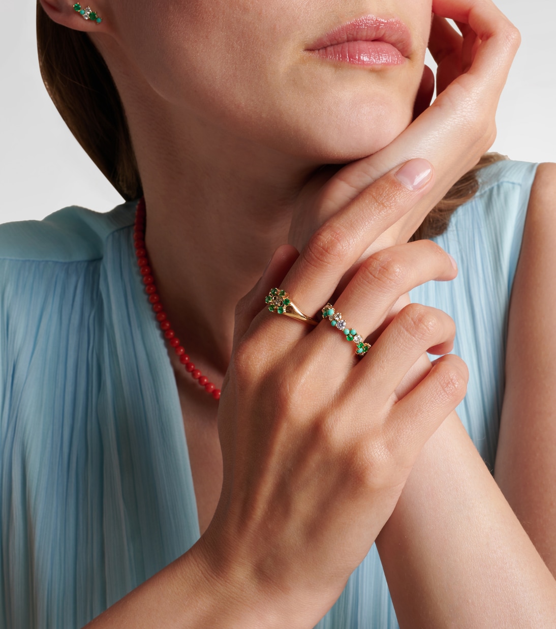 Bague en or 14 ct et diamants | Sydney Evan