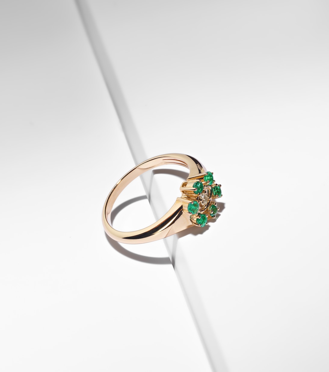 Bague en or 14 ct et diamants | Sydney Evan
