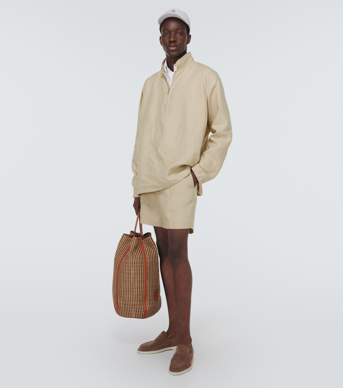 Bermuda-Shorts Honiara aus Leinen | Loro Piana