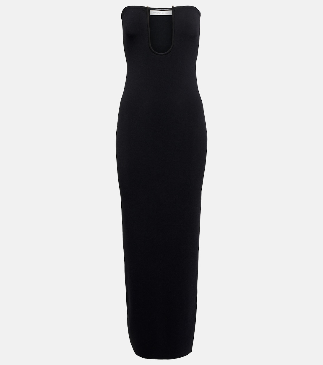 Ribbed-knit bodycon maxi dress | Christopher Esber