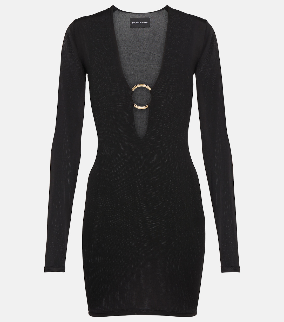 Embellished V-neck minidress | Louisa Ballou