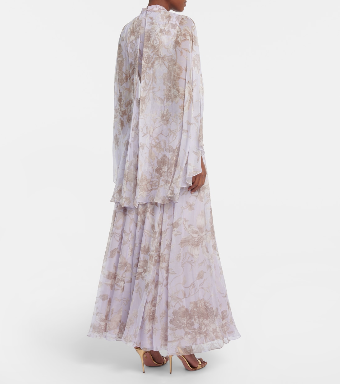Chiara printed silk gown | Erdem