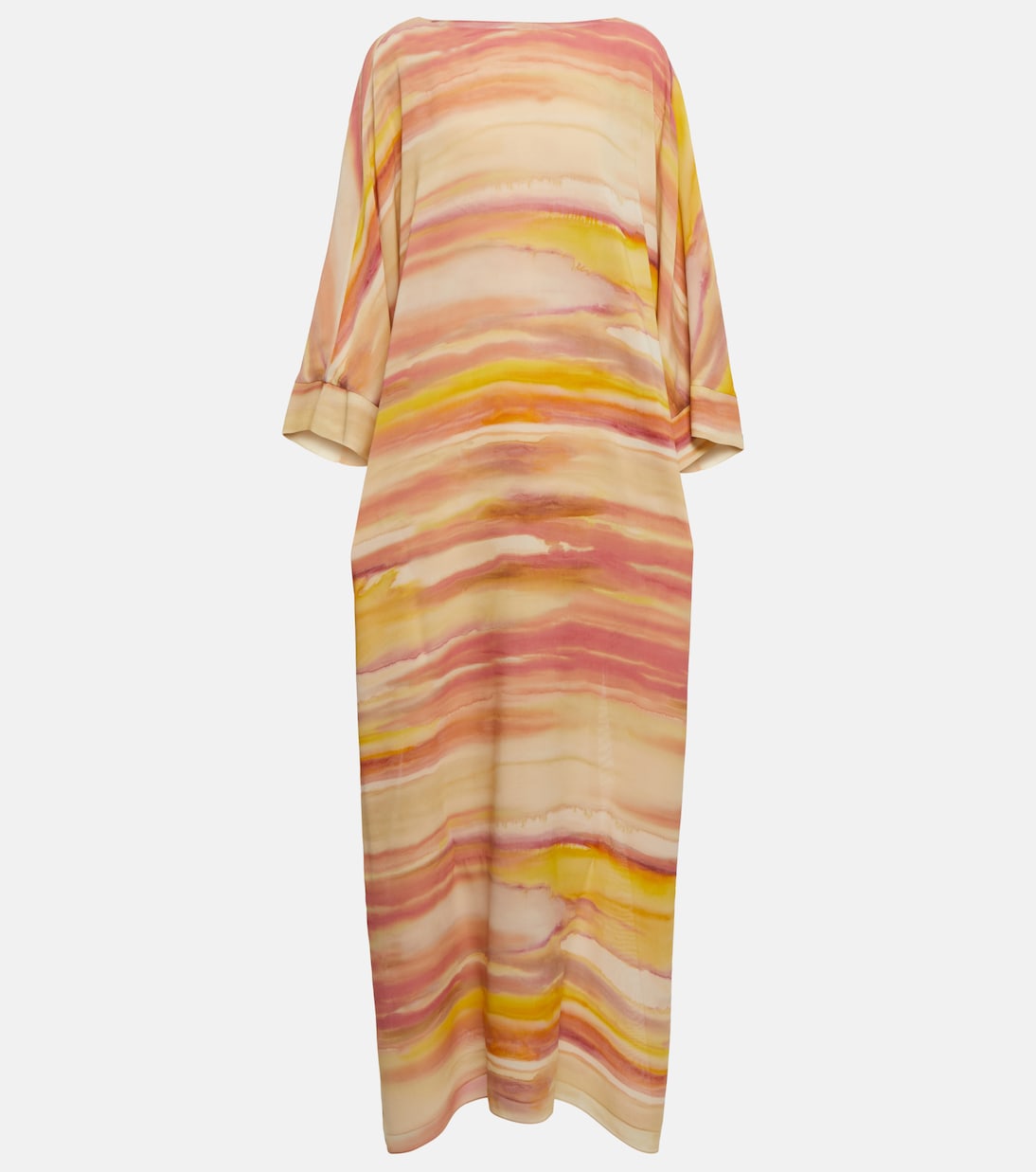 Cillia printed silk georgette kaftan | Loro Piana