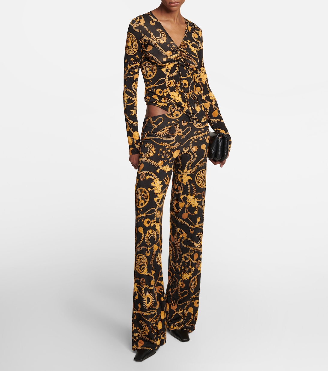 Pantalon ample imprimé | Marine Serre