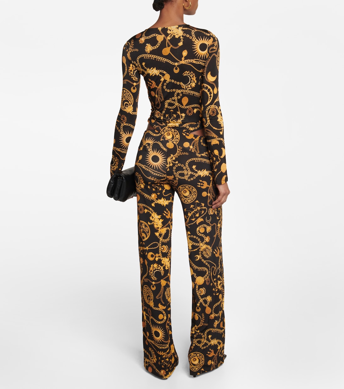 Pantalon ample imprimé | Marine Serre