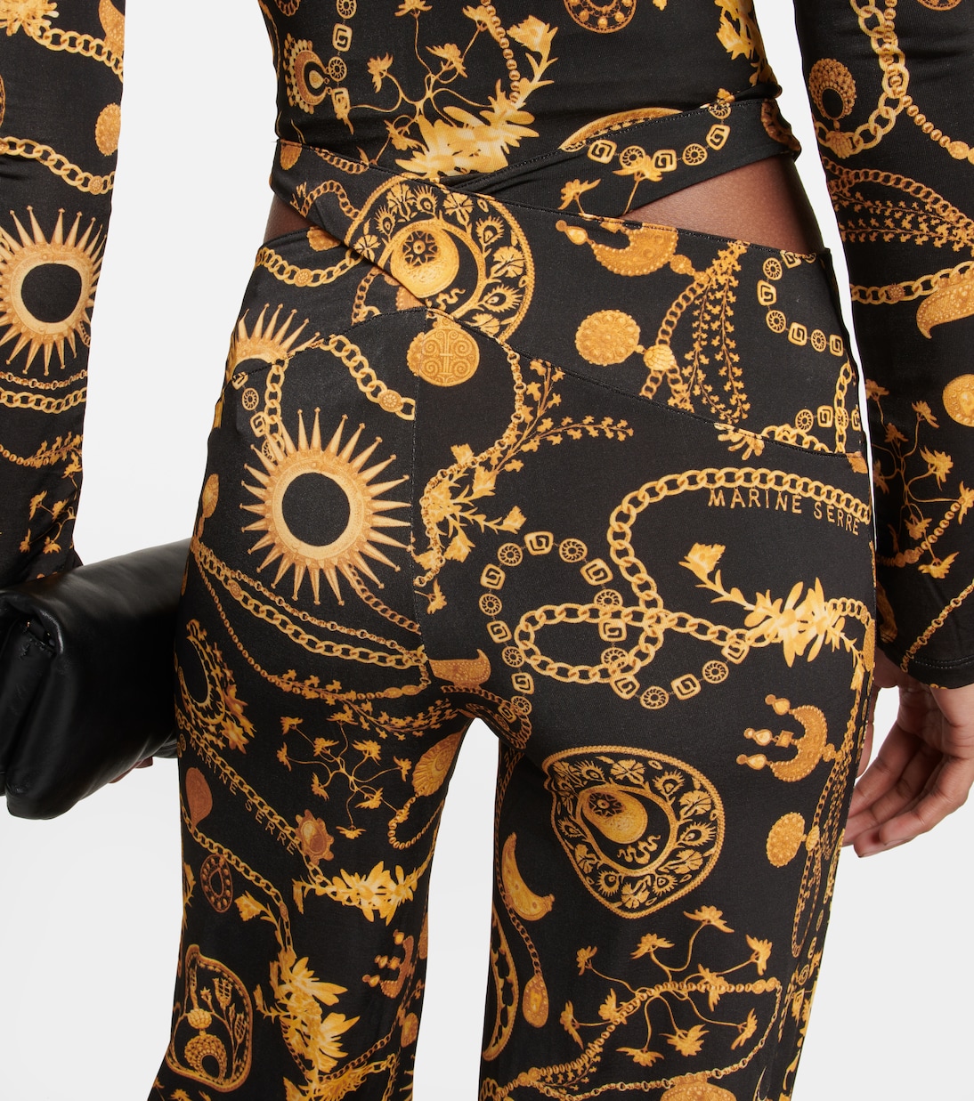 Pantalon ample imprimé | Marine Serre