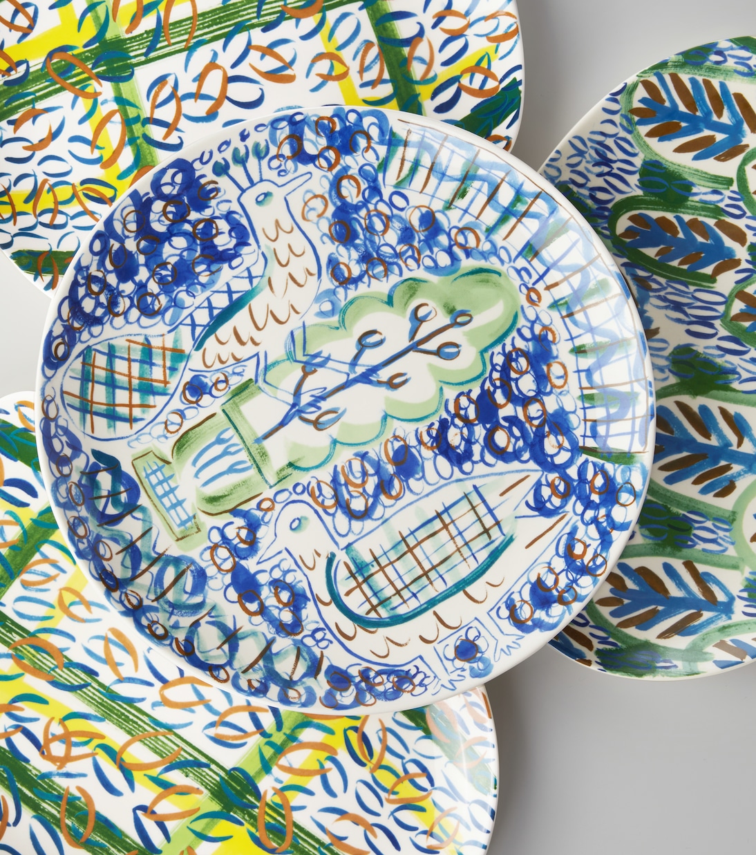 Japanese Kimonos 1 oval plate | Serax