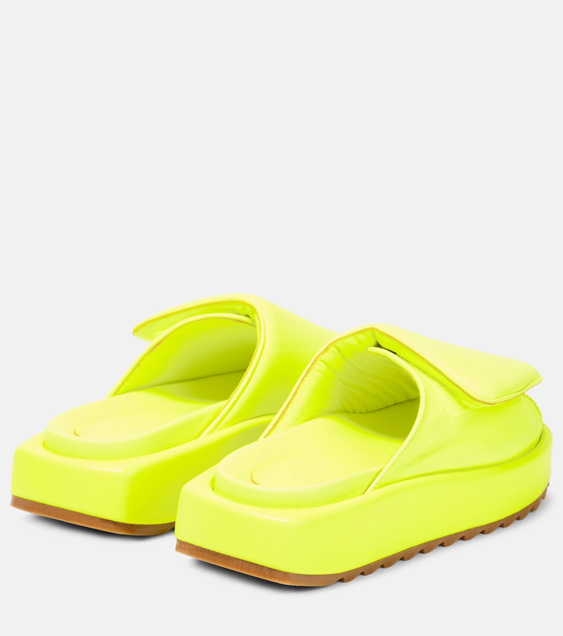 Gia 1 leather slides | Gia Borghini