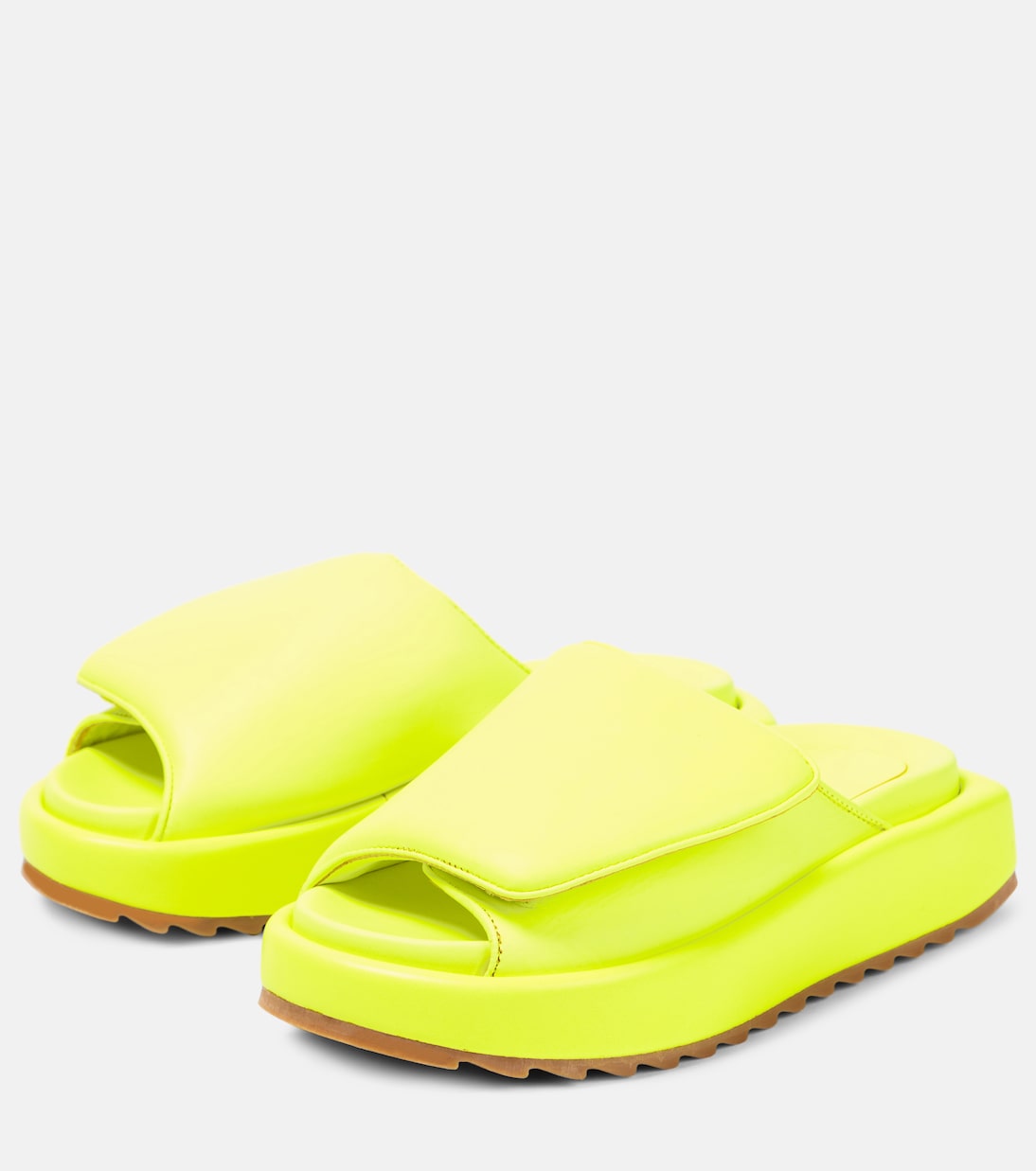 Gia 1 leather slides | Gia Borghini
