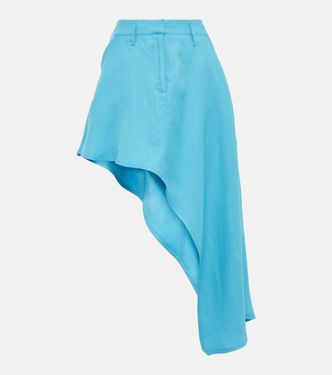 Minifalda asimétrica de sarga | Stella McCartney
