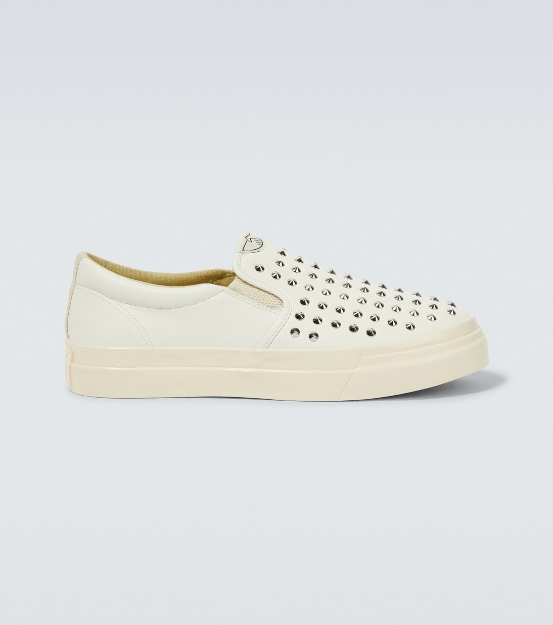 x Stepney Workers Club leather sneakers in white - Junya
