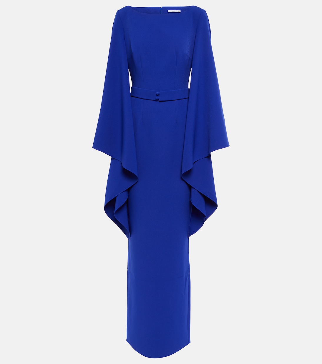 Boat N Flared belted maxi dress | Safiyaa