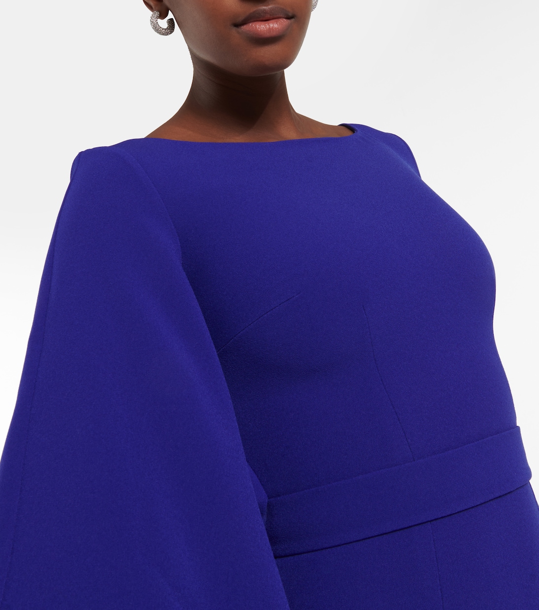 Boat N Flared belted maxi dress | Safiyaa